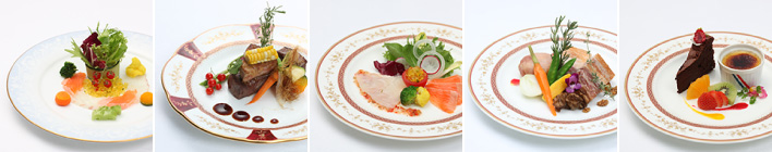 婚礼料理の一例