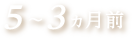 5～3ヵ月前